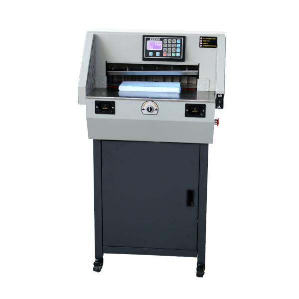 Excellent 3 Motors A4 Guillotine Desktop Electric Paper Cutter for Precision
