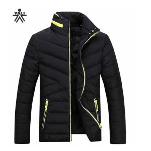 Wholesale Fashion custom western black nylon/polyester cheap fitness winter goose down jacket from china suppliers