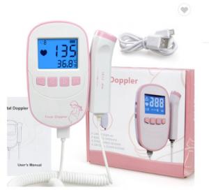 Wholesale Fetal Doppler Baby Heartbeat fetal Detector Portable Ultrasound Heart Rate fetal Monitor from china suppliers