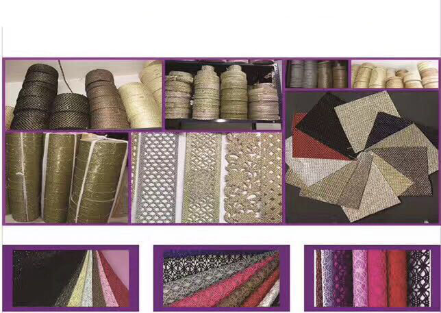 New zarina glitter leather fabric for shoes and bags