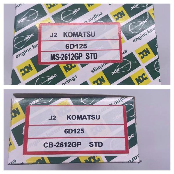 Komatsu 6D125 Excavator Engine Parts STD Main Bearing Connecting Rod Bearing MS