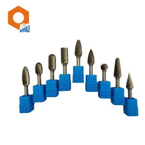 China Deburring Tools Carbide Rotary Burr With Steel Shank 6mm Diameter on sale