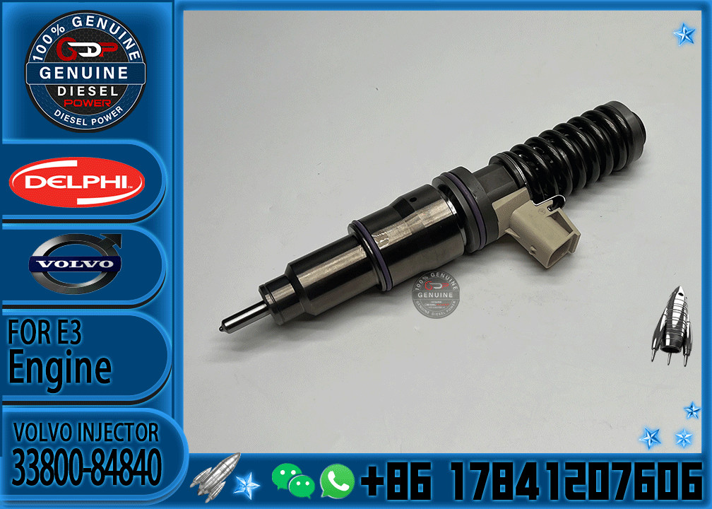 Common Rail Injector 33800-84840 5001867216 7420708597 20708597 7421582094 7421644596 21582094 85003948 FOR VOL