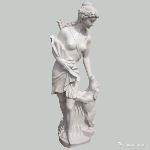 Wholesale China marble Stone Carving Sculpture Lady Hunter FSF-008 Sculpture from china suppliers