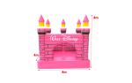 Pink Color Inflatable Disney childrens inflatable bouncy castle