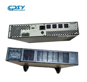 Wholesale 2U Height Single Phase Online UPS 1kva 2kva 3kva 6A Maximum Charging Current from china suppliers