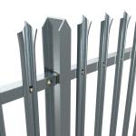 Wholesale Easily Assembled Europe 2.4m palisade fencing / metal palisade fence