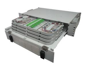Wholesale Fiber Optic Patch Panel 1U\2U 19 Or 21 Inch Cabinet Or Rack Installation from china suppliers