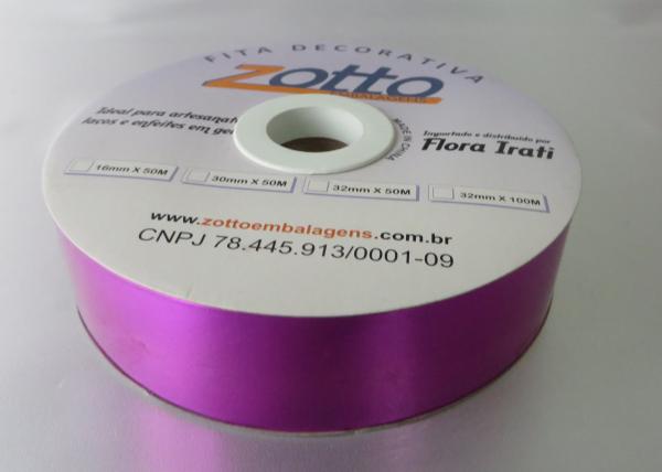 Fuschia Gold Pink 3 / 4 inch wide ribbon 100 meter , Metallic poly ribbon 1 - 1