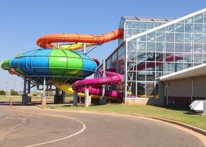 Wholesale Industrial Aqua Water Park Tube Slide Gaint Fiber Glass Capacity 360 Persons / H from china suppliers