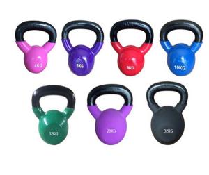 Wholesale PVC Coated Fitness Equipment Kettlebell WeightLifting Vinyl Dipping Kettlebell from china suppliers
