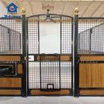 USA Standard Safety Heavy Duty Bamboo Steel Horse Stable Horse Stall Front