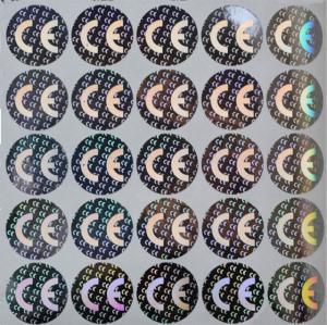 Wholesale ID Card Moisture Proof Holographic Foil Stickers , 3D Holographic Stickers from china suppliers