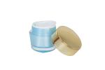 Elegant Empty 15g 50g Cosmetic Cream Jars Acrylic Round Packaging