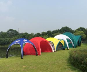 Attractive Inflatable Advertising Tent Easy Assemble Fire Retardant Light Weight