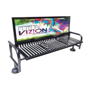 Wholesale 2070*650*1101mm Steel Patio Bench from china suppliers