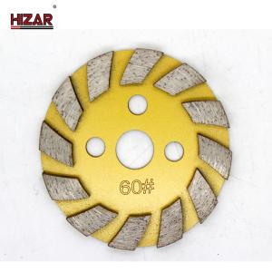 Wholesale M14 Hole 5 Inch Concrete Segmented Diamond Grinding Cup No 36 Grit 13cm from china suppliers