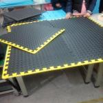 24x24inch 11mm Interlocking Garage Floor Mats Diamond Design