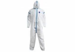 Wholesale Hazmat Hospital Hooded Chemical Resistant Protective Suit Health And Safety from china suppliers