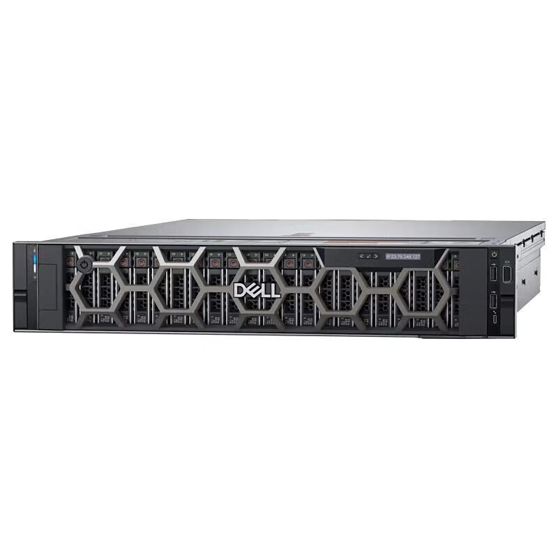 Stock Rack 2U DE-LL Servers R740(2*4210R/64G/6*2.4T SAS/H350/DVDRW/Four port gigabit/2*750W)