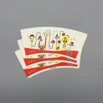 Oil Proof 3oz-28oz Single Wall Paper Cup Fan 18gsm PE Paper Cup Roll