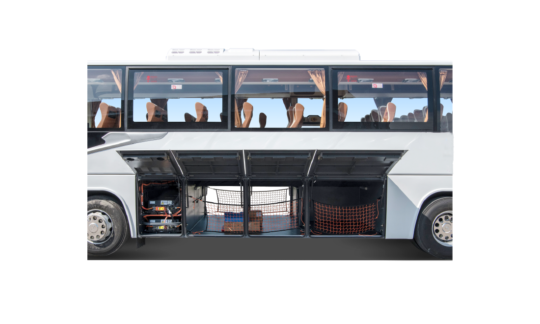 Affordable and 46 Seater 50 Seater 60 Seater Used Buses Car Length 11120x2550x3505 mm