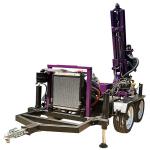 Water Well Drilling Trailer Deep 300m Water Well Borehole Drilling Rig Portable