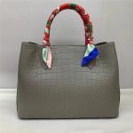 Authentic Crocodile Belly Skin Women Totes Purse Female Handbag Genuine