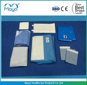 Wholesale FDA Laparotomy Drape Disposable Surgical Packs PE Viscose Material from china suppliers