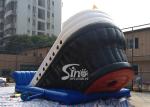 Outdoor adventure huge titanic inflatable slide for kids playground