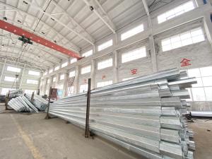 Wholesale Octagonal Q345 Hot Dip Galvanized Electric Power Transmission Steel Pole from china suppliers
