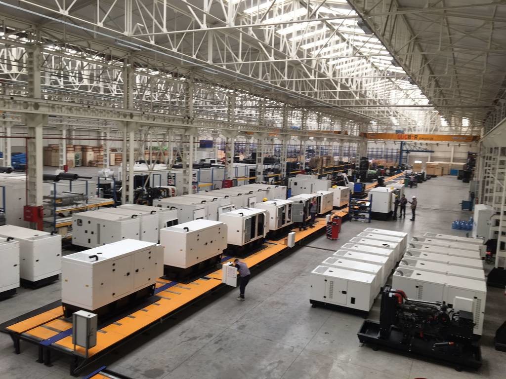 180A 100KW YC4A180L-D20 Open Type Genset Yuchai Diesel Generator Sets