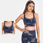 Sexy Thin Strap Yoga Sports Bras Women Running Tops Built In Removable Pads