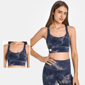 Wholesale Sexy Thin Strap Yoga Sports Bras Women Running Tops Built In Removable Pads from china suppliers