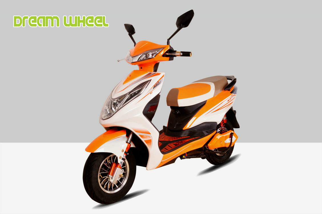 48V 600W Electric Bike Scooter , 45km/h Pedal Assisted Electric Scooter 90km