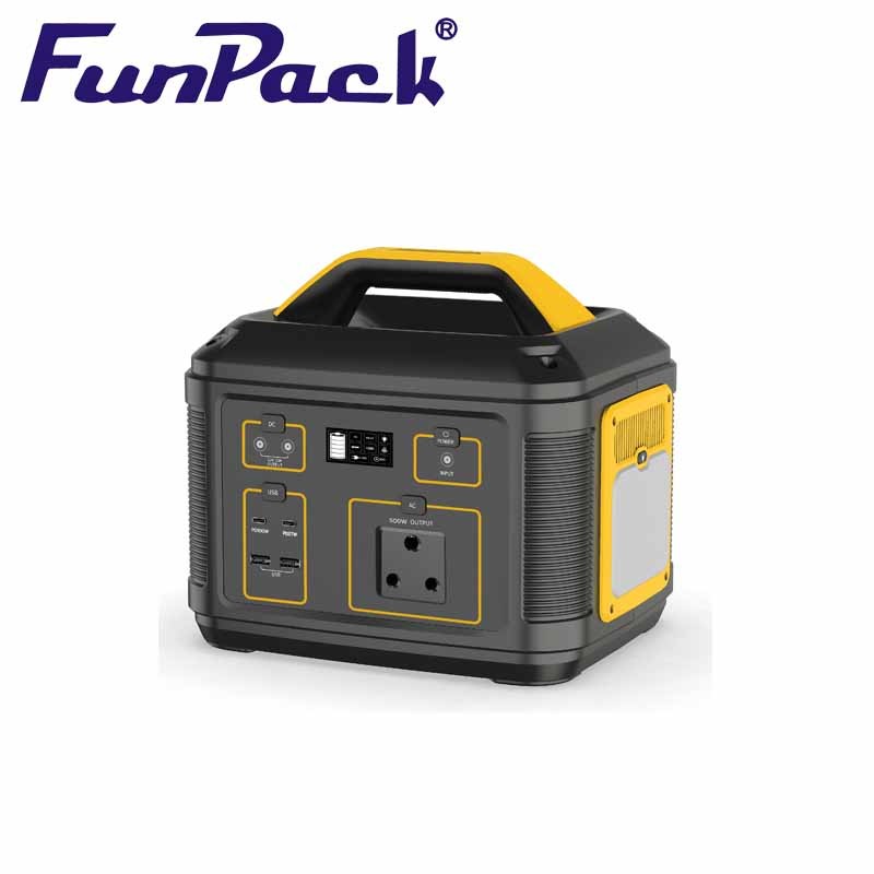 20000mAh Portable Solar Power Generator P705 Battery 6S10P Blue / Yellow
