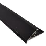 Black anti Aging Aluminium Kitchen Profile 40 X 20 Aluminum Extrusion