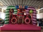 Colourful Inflatable Candyland Jump House For Children 'S Birthday