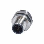 CuZn PA AWG24 M12 Waterproof Connector PA66 M12 Screw Connector