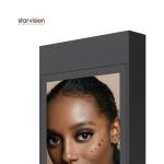 400W IP56 Free Standing Digital Signage 65" 2500nits For Street