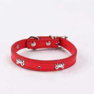 China 22g Pu 31x2cm Pet Training Collars Adjustable Cat Collar on sale