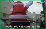 Inflatable Holiday Decorations 8m Height Red Big Christmas Santa Claus With