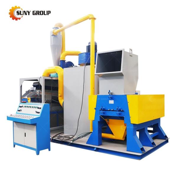 300kg Per Hour Capacity Dry Cable Recycling Machinery for Copper Plastic Final