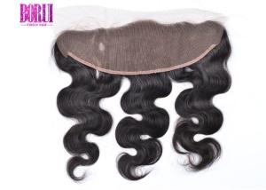Wholesale 13*4 Brazilian Human Hair Natural Black Original HD Lace Frontal Body Wave from china suppliers