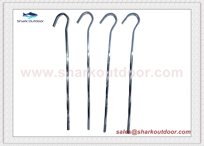 steel twist tent peg stake