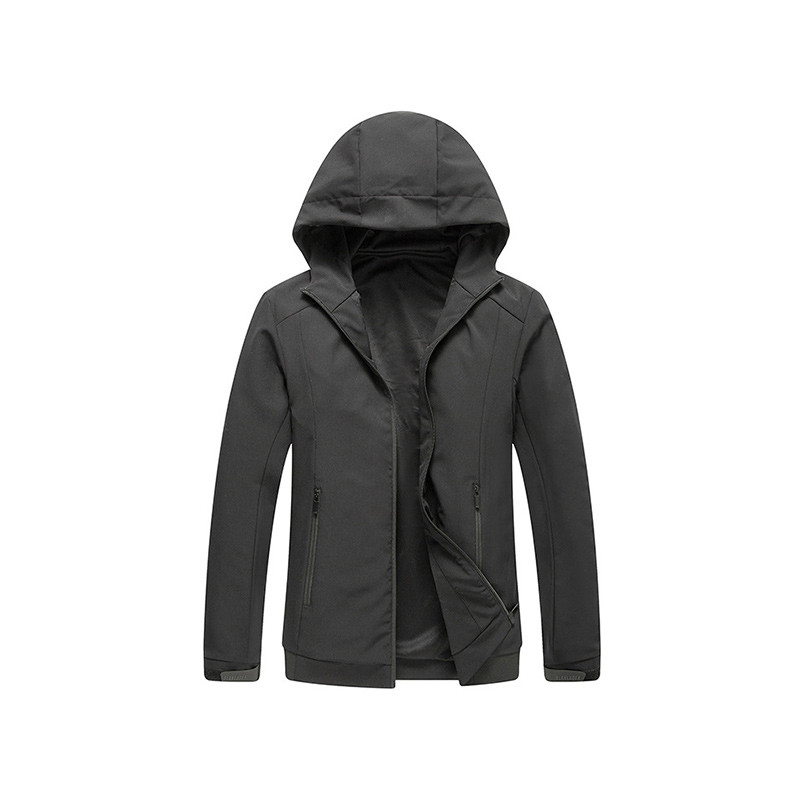 Lightweight Pullover Windbreaker Track Jacket Patchwork Pattern Plus Size