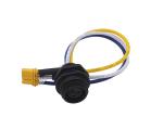 M15 Industrial Circular Connectors Three Pin Female Socket RoHS Certification