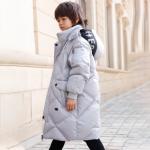Chinese Clothing Manufacturers White Duck Down Padding Long Winter Coats Kids