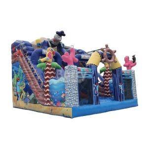 Wholesale 0.55mm PVC Commercial Bouncer Outdoor Sea World Inflatable Kids Slide Toys from china suppliers
