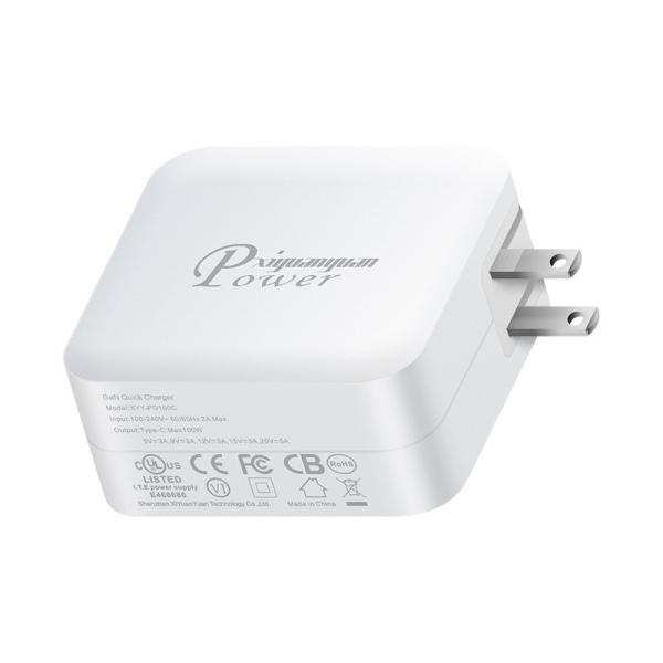 High Power Qc 3.0 Usb Wall Charger 100w Gan Travel Charger Overvoltage